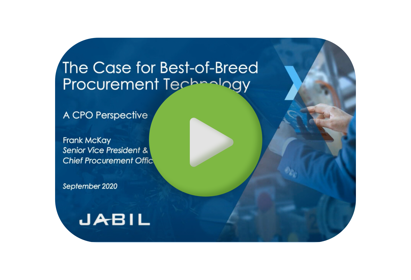 Webinar: "The Case for Best of Breed Procurement Technology"